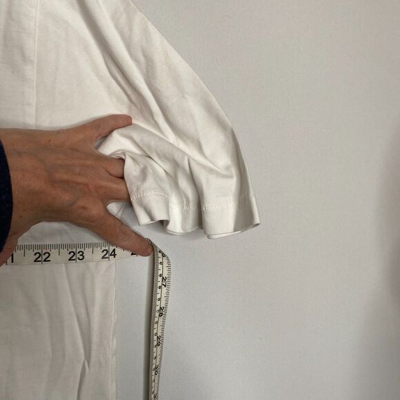 Tommy Bahama White Pima Cotton Polo Relax Shirt Size L - Picture 9 of 11